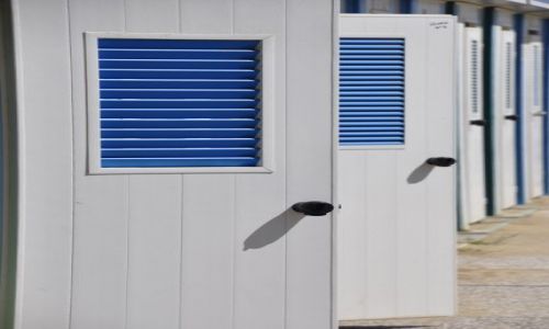 Zdjęcie WłOCHY / północny adriatyk  / lignano  / przebieralnie