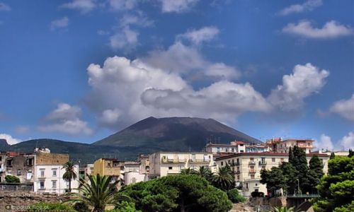 Zdjęcie WłOCHY / Zatoka Neapolitańska / Herculanum / Wezuwiusz