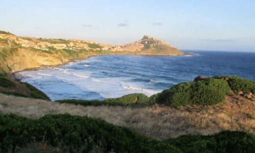 Zdjcie WOCHY / Sardynia / Castelsardo / wschod slonca nad Castelsardo