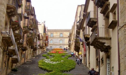 Zdjecie WOCHY / Sycylia / Caltagirone / La Scala Infiorata