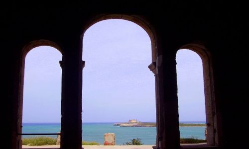 Zdjęcie WłOCHY / Sycylia / Capo Passero / widok na wysepkę Capo Paserro