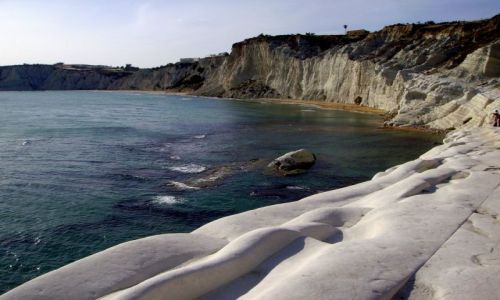 Zdjecie WOCHY / Sycylia / okolice Agrigento / Konkurs - Biwak w zatoczce przy Scala dei Turchi