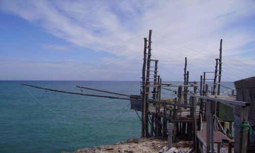 WOCHY / Pwysep Gargano / okolce Vieste / trabucco - do polowu kiebi