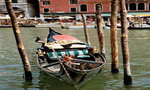 Zdjęcie WłOCHY / brak / Wenecja - gondola na Canale Grande / Wenecja