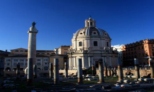 Zdjecie WOCHY / Lazio / Rzym / Wieczr na Forum Trajana