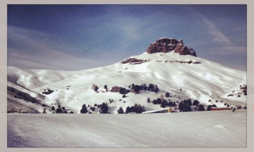 Zdjecie WOCHY / dolomiti  / canazei  / wyjde zza sniegu 
