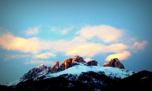 Zdjcie WOCHY / dolomiti  / canazei  / podswietlanie 