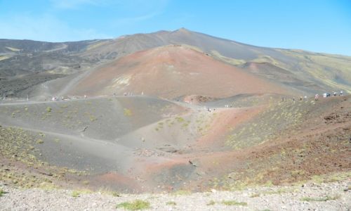 Zdjęcie WłOCHY / Sycylia / region Katania / widok na Wulkan Etna...