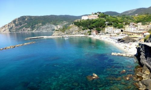 Zdjęcie WłOCHY / Liguria / Cinque  Terre / zatoka w Monteroso a Mare