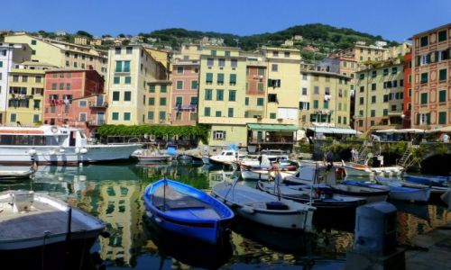 Zdjęcie WłOCHY / Liguria / Camogli / marina w Camogli