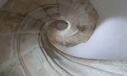Zdjęcie WłOCHY / Sycylia / Milazzo / Barokowe schody na zamku w Milazzo