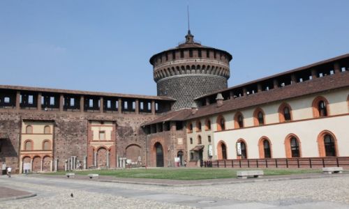 Zdjecie WOCHY / Lombardia / Mediolan / Zamek Sforzw