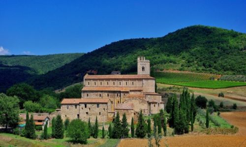 Zdjęcie WłOCHY / Toskania / Abbazia di Sant Antimo / Abbazia di Sant Antimo