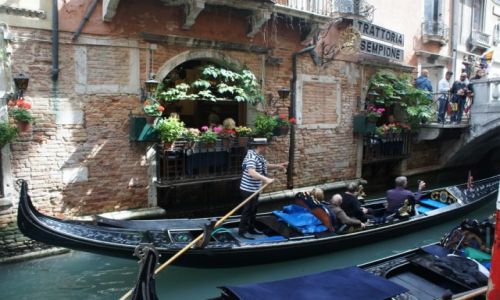 Zdjęcie WłOCHY / Wenecja / Z gondoli / Trattoria