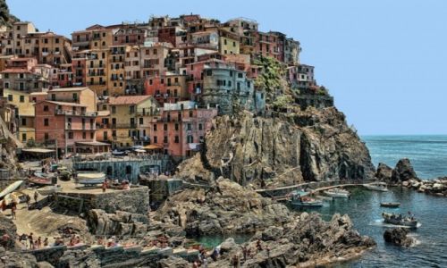 Zdjecie WOCHY / Liguria / Manarola, Cinque Terre  / Urok starego miasteczka