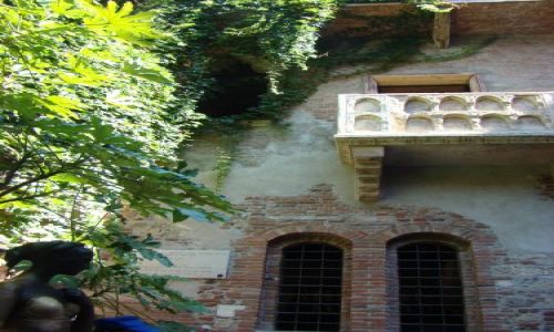 Zdjęcie WłOCHY / ITALIA / WERONA / JULIA I JEJ BALKON