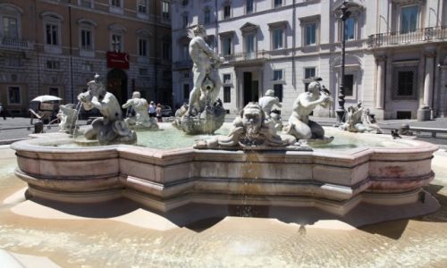 Zdjecie WOCHY / Rzym / Plac Navona / Fontanna Neptuna