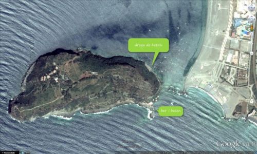 WOCHY /  Praia a Mare /  Praia a Mare / Miejsca ldowania na wyspie w Praia a Mare