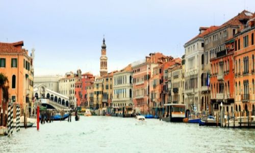 Zdjecie WOCHY / Wenecja Euganejska / Wenecja / Barwny Canal Grande