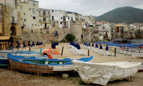 Zdjcie WOCHY / Sycylia / Cefalu / plaa