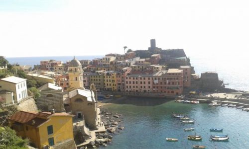 Zdjcie WOCHY / Toskania  / 5 Terre- Vernazza / widok na Vernazza