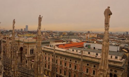 Zdjcie WOCHY / Wochy / Mediolan / Mediolan z katedry Duomo