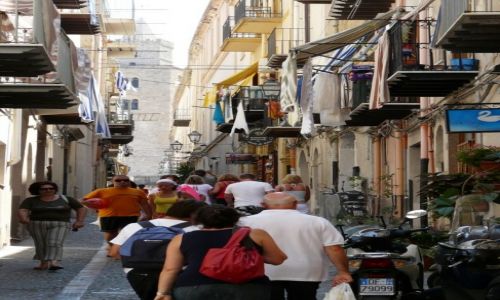 Zdj�cie W�OCHY / Sycylia / Palermo / Sycylijskie uliczki