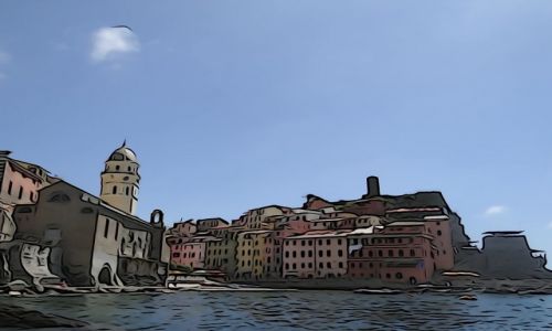 Zdjcie WOCHY / LIGURIA / VERNAZZA / VERNAZZA W KOMIKSIE