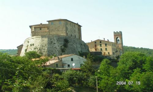 Zdjęcie WłOCHY / Marche / Miasto -cytadela / Monte Cerignone
