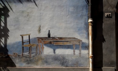 Zdjcie WOCHY / Emilia-Romania / prowincja Bolonia / Murale w Dozza