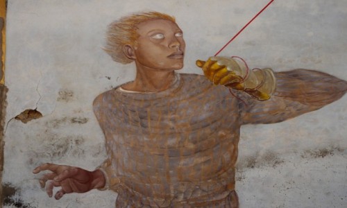 Zdjcie WOCHY / Emilia-Romania / prowincja Bolonia / Murale w Dozza