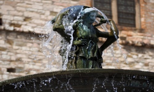 Zdjęcie WłOCHY / Umbria / Piazza IV Novembre, Perugia / Fontanna Maggiore