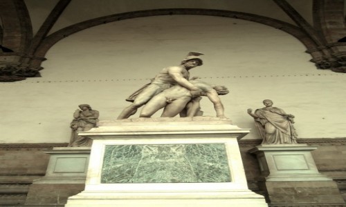 Zdjecie WOCHY / Toskania / FLORENCJA / Rzeba na Piazza della Signoria