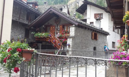 Zdjęcie WłOCHY / Aosta / Gressoney Saint-Jean / Urokliwy pensjonat