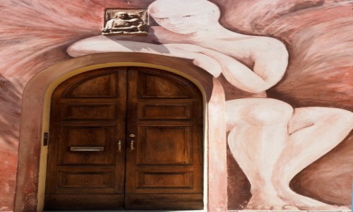 Zdjcie WOCHY / Emilia-Romania / prowincja Bolonia / Murale w Dozza