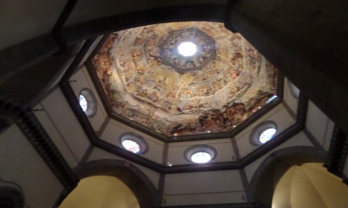 Zdjecie WłOCHY / Florencja / Katedra Santa Maria del Fiore / Wnętrze kopuły Katedry Santa Maria del Fiore