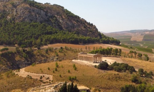 Zdjecie WOCHY / Sycylia / Segesta / panorama