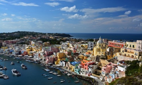 Zdjcie WOCHY / Procida /  Marina corricella / Socem malowane