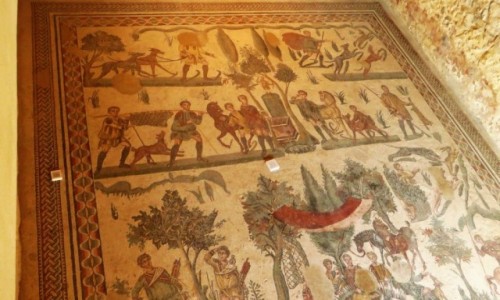 Zdjcie WOCHY / Sycylia / Villa del Casale / mozaiki