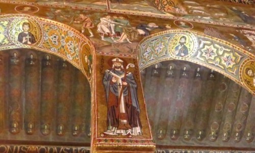 Zdjcie WOCHY / Sycylia / Palermo / paac Normanw kaplica paacowa
