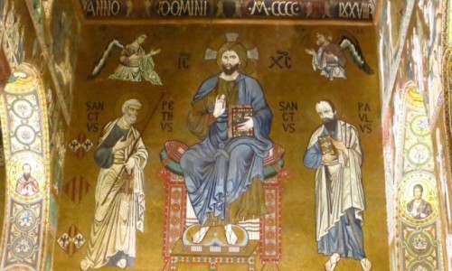 Zdjcie WOCHY / Sycylia / Palermo / paac Normanw kaplica paacowa