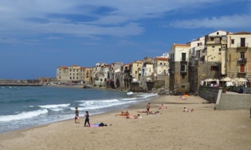 Zdjcie WOCHY / Sycylia / Cefalu / plaa