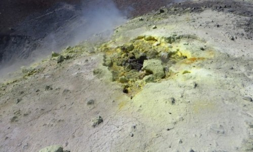 Zdjęcie WłOCHY / Wyspy Liparyjskie / Vulcano / fumerola