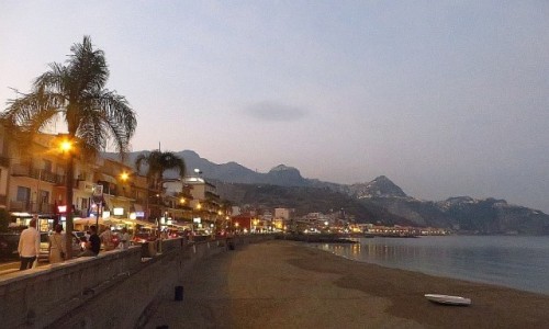 Zdjcie WOCHY / Sycylia / Giardini Naxos / wieczorna plaa