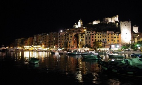Zdjecie WOCHY / Cinque Terre / PortoVenere / kolorowa noc w zatoczce