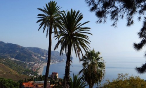 Zdjcie WOCHY / Sycylia / Taormina / widok na plae Taorminy