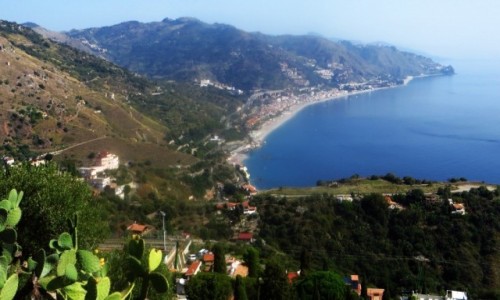 Zdjcie WOCHY / Sycylia / Taormina / panorama wybrzea 