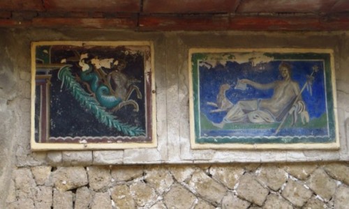 Zdjcie WOCHY / Kampania / Ercolano Scavi / ruiny Herculanum