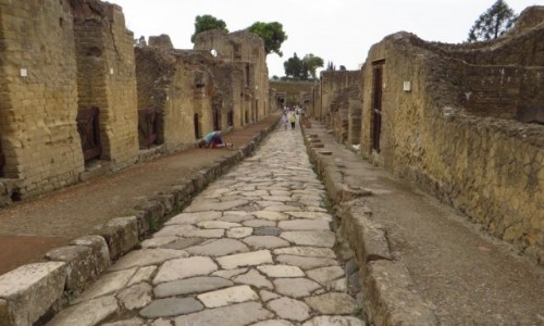 Zdjecie WOCHY / Kampania / Ercolano Scavi / ruiny Herculanum