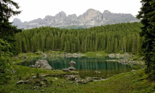 Zdjecie WOCHY / Dolomity / Lago di Carreza / Pikno otaczajcego nas wiata.